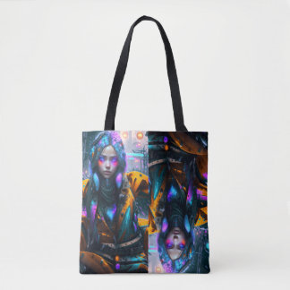 Shpper-Tasche Neon Girl-Design