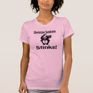 Shprintzen-Syndrom Stinkt Skunk-Bewusstseins-Desig T-Shirt