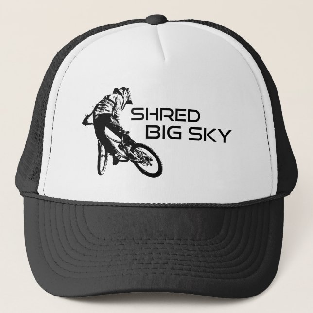 Shred Big Sky Montana Truckerkappe (Vorderseite)