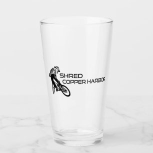 Shred Copper Harbor Michigan Mountainbiken Glas