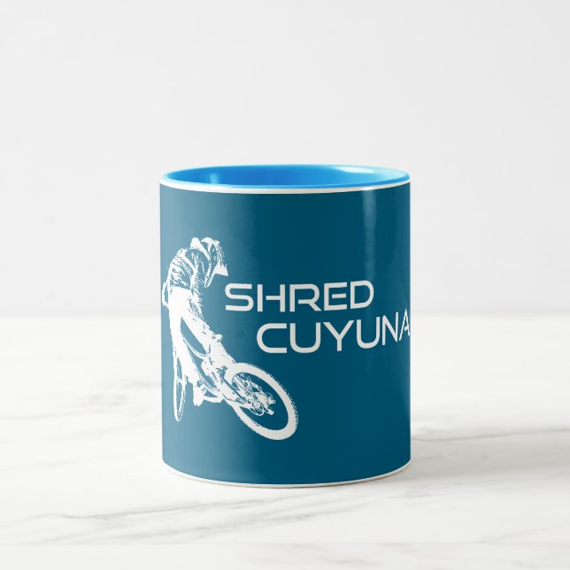 Shred Cuyuna Minnesota Zweifarbige Tasse (Mittel)