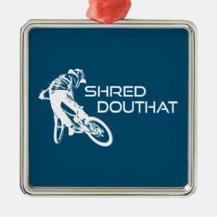 Shred Douthat Staat Park Virginia Mountain Biking Ornament Aus Metall