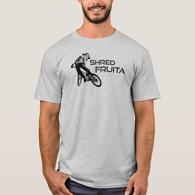 Shred Fruita Colorado Mountain Biking T-Shirt (Vorderseite)