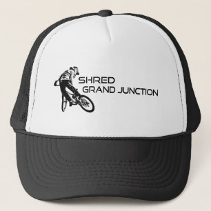 Shred Grand Junction Colorado Mountain Biking Truckerkappe