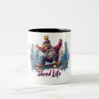 Shred Life - Cooles Skateboarding Gnome