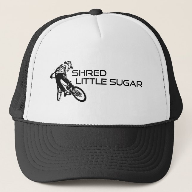 Shred Little Sugar Arkansas Mountain Biking Truckerkappe (Vorderseite)