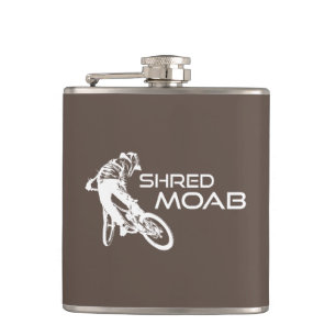 Shred Moab Mountain Biking Flachmann
