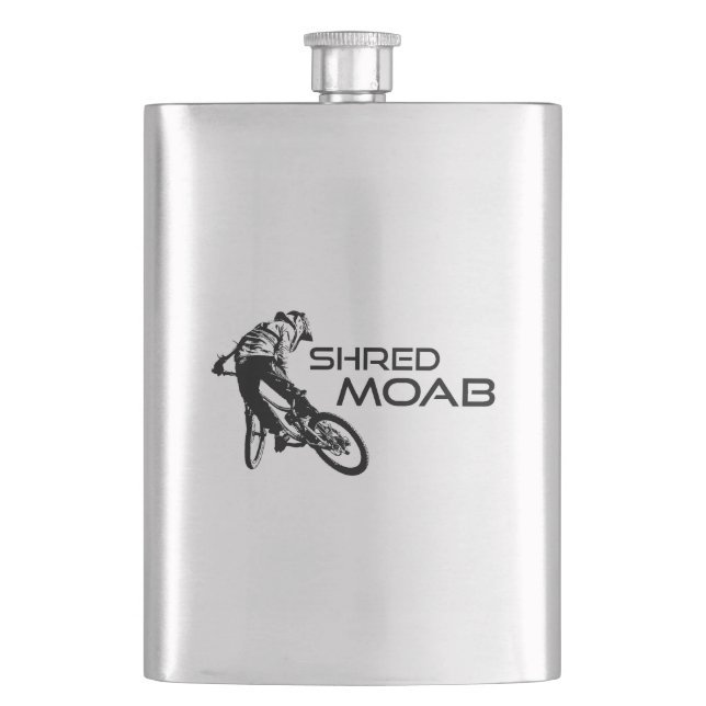 Shred Moab Mountain Biking Flachmann (Vorderseite)
