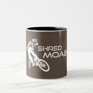 Shred Moab Mountain Biking Zweifarbige Tasse