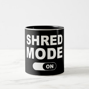 Shred Mode On Zweifarbige Tasse
