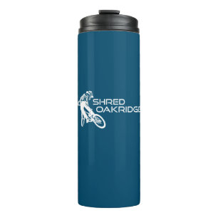 Shred Oakridge Oregon Mountainbiken Thermosbecher