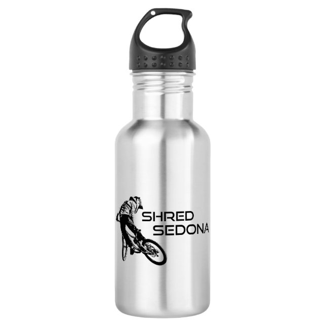 Shred Sedona Arizona Edelstahlflasche (Vorderseite)