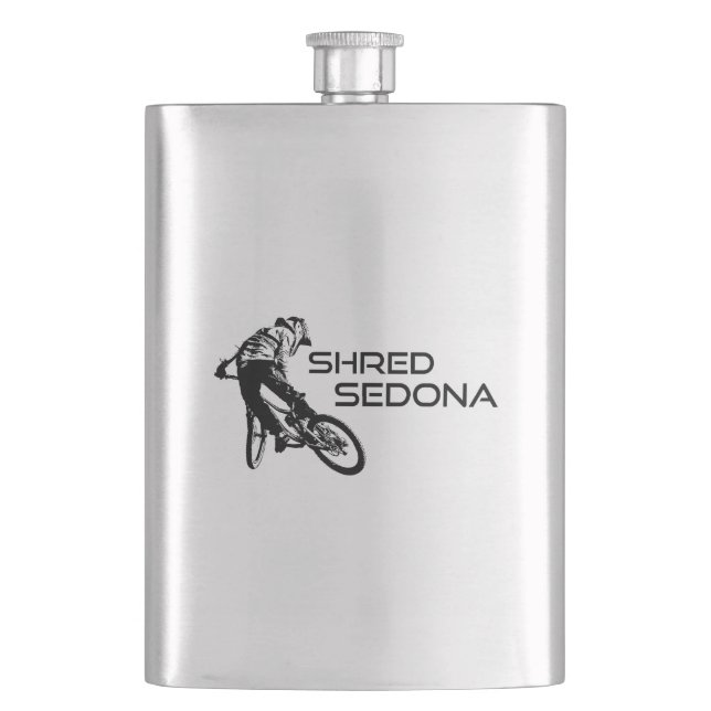 Shred Sedona Arizona Flachmann (Vorderseite)