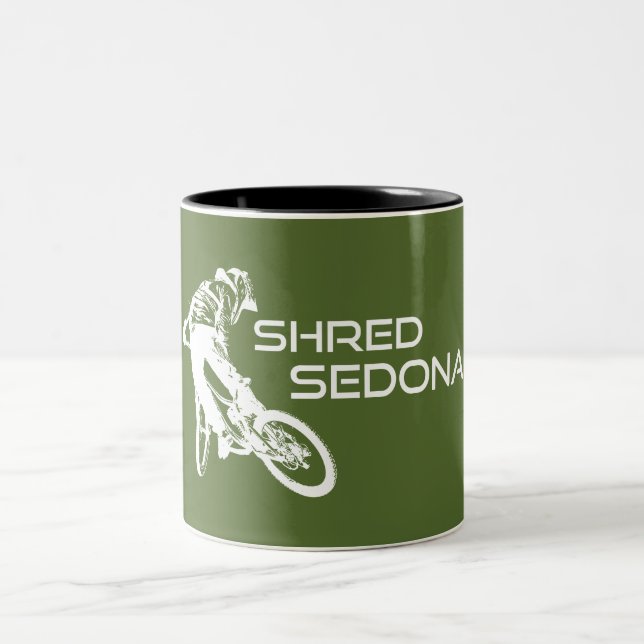 Shred Sedona Arizona Zweifarbige Tasse (Mittel)