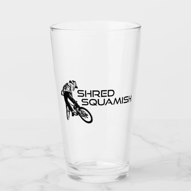 Shred Squamish Mountainbiking Glas (Vorderseite)