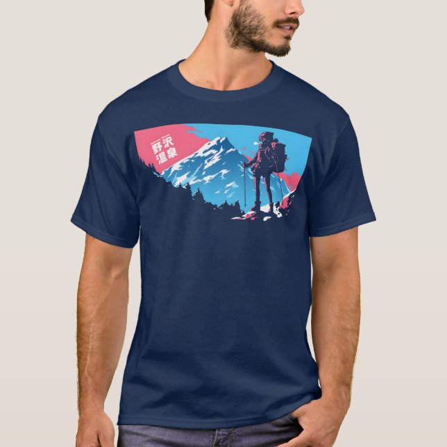 Shred the Slopes of Nozawa Onsen T-Shirt (Vorderseite)