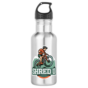 Shred University Mountain Biking Edelstahlflasche