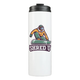 Shred University Snowboarding Thermosbecher