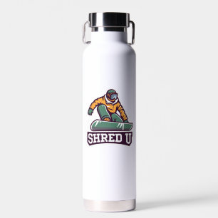 Shred University Snowboarding Trinkflasche