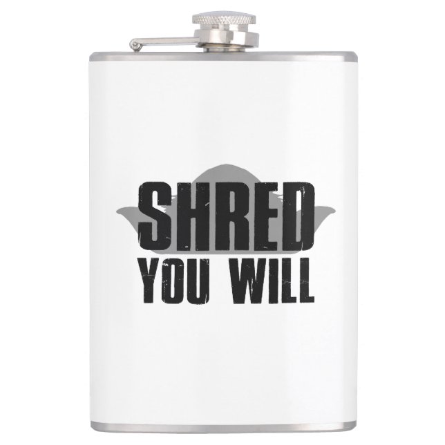 Shred You Will Flachmann (Vorderseite)
