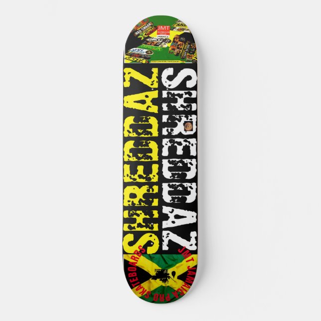 SHREDDAZ 8 1/4" Skateboard Deck (Vorderseite)