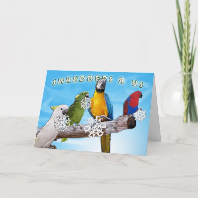 Shredders R Feiertagskarte (Vorderseite)