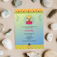 Shree Laxmi Puja Floral Einladung