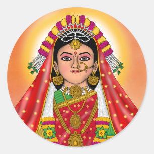 Shree Radha Aufkleber