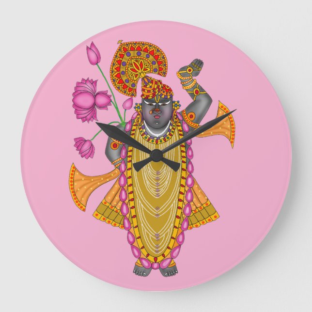 Shreenath Ji Wanduhr (Vorderseite)
