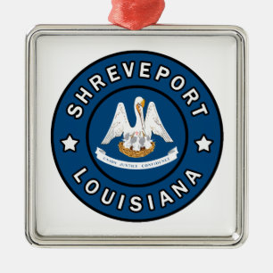 Shrepport Louisiana Ornament Aus Metall