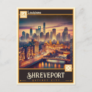 Shrepport, Louisiana   VINTAG Postkarte