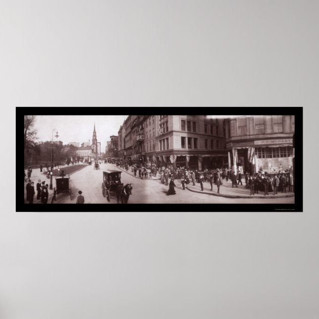 Shreve Store Boston, MA Foto 1903 Poster (Vorne)