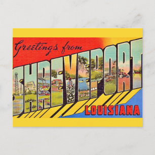 Shreveport LA Grußpostkarte Postkarte