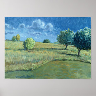 'Shrewsbury Apple Trees 1993' Print Poster