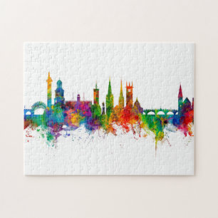 Shrewsbury England Skyline Puzzle