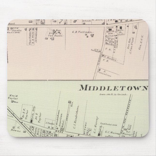 Shrewsbury Middletown, New Jersey Mousepad (Vorne)