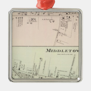 Shrewsbury Middletown, New Jersey Ornament Aus Metall