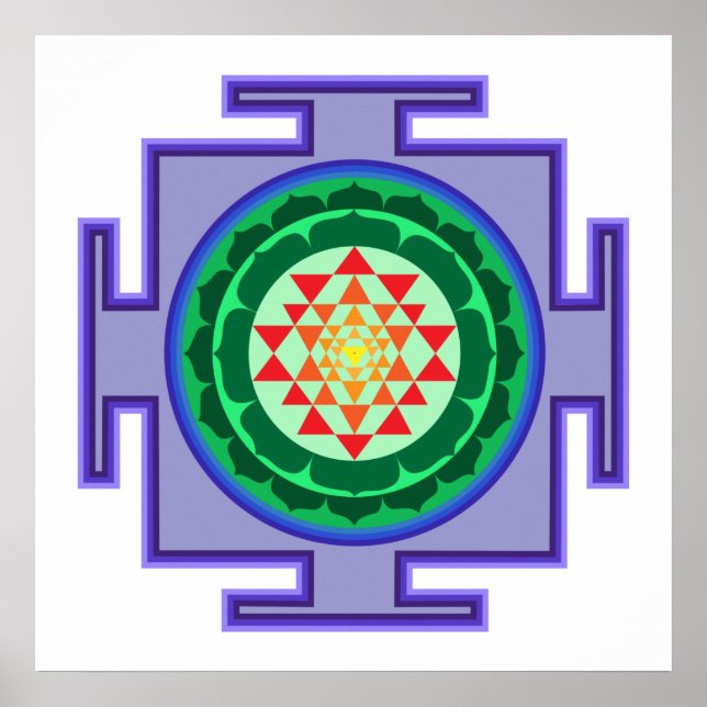 Shri Chakra Poster (Vorne)