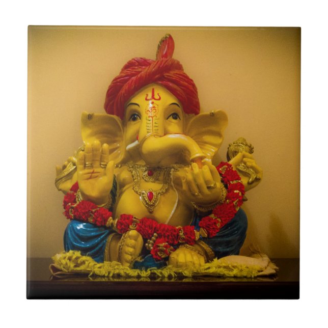 Shri Ganesh Fliese (Vorderseite)