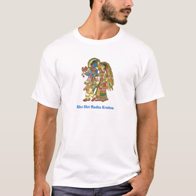 Shri Shri Radha Krishna T-Shirt (Vorderseite)