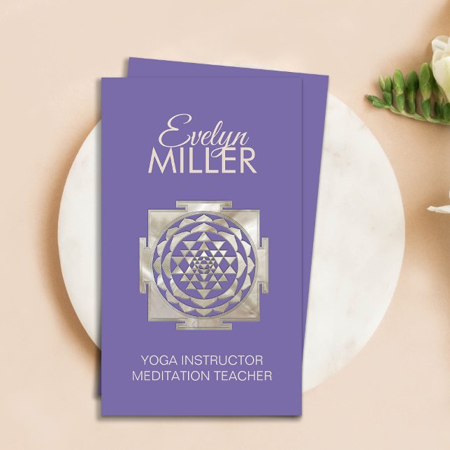 Shri Yantra - Sri yantra - Shri Chakra Business Ca Visitenkarte (Von Creator hochgeladen)