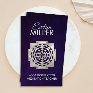 Shri Yantra - Sri yantra - Shri Chakra Visitenkarte