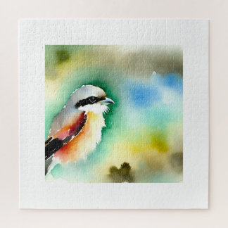 Shrike bird 250924AREF108 - Watercolor Puzzle