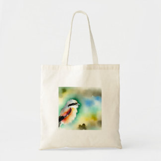 Shrike bird 250924AREF108 - Watercolor Tragetasche