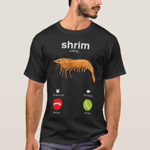 Shrim Ruft Meme Lustiger Shrimp Und Fisch (Fih) T-Shirt