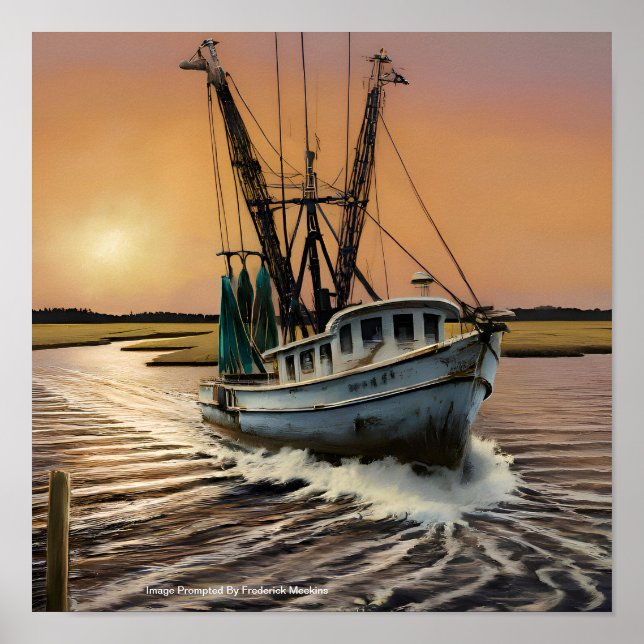 Shrimp Boat Poster (Vorne)