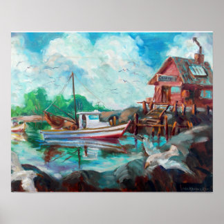 Shrimp Boat Poster