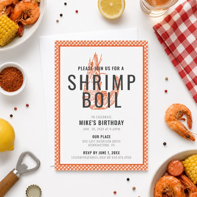 Shrimp Boil Einladung (Von Creator hochgeladen)