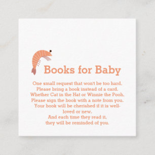 Shrimp Books für Baby Begleitkarte