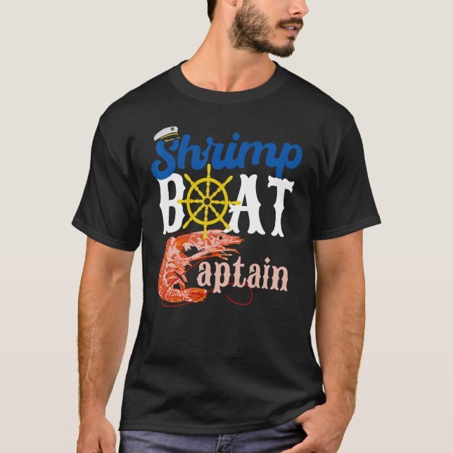 Shrimp-Bootsmann Shrimping T-Shirt (Vorderseite)
